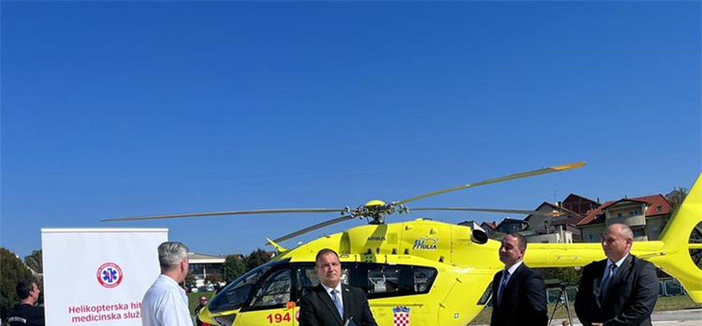 Beroš: Letimo prema uspostavi Hitne helikopterske medicinske službe u Hrvatskoj